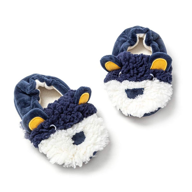 LZSYC Boys Doggy Slippers Indoor,5-6 Toddler Navy - Image 1